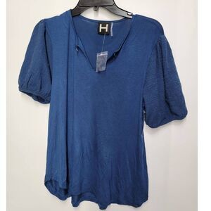 H By Bordeaux Balloon Sleeves Blouse